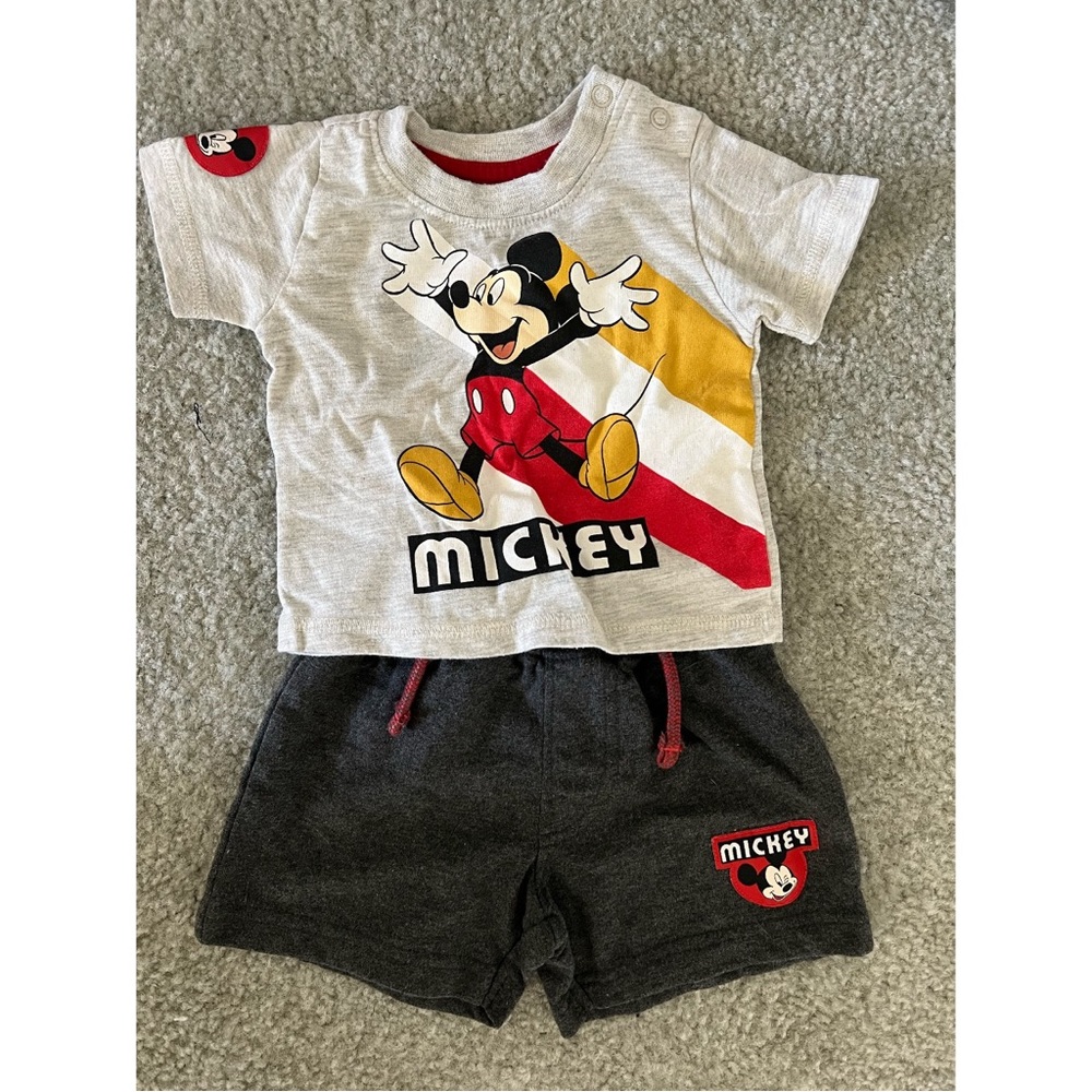 Mickey Mouse 3-6m Two Piece Set